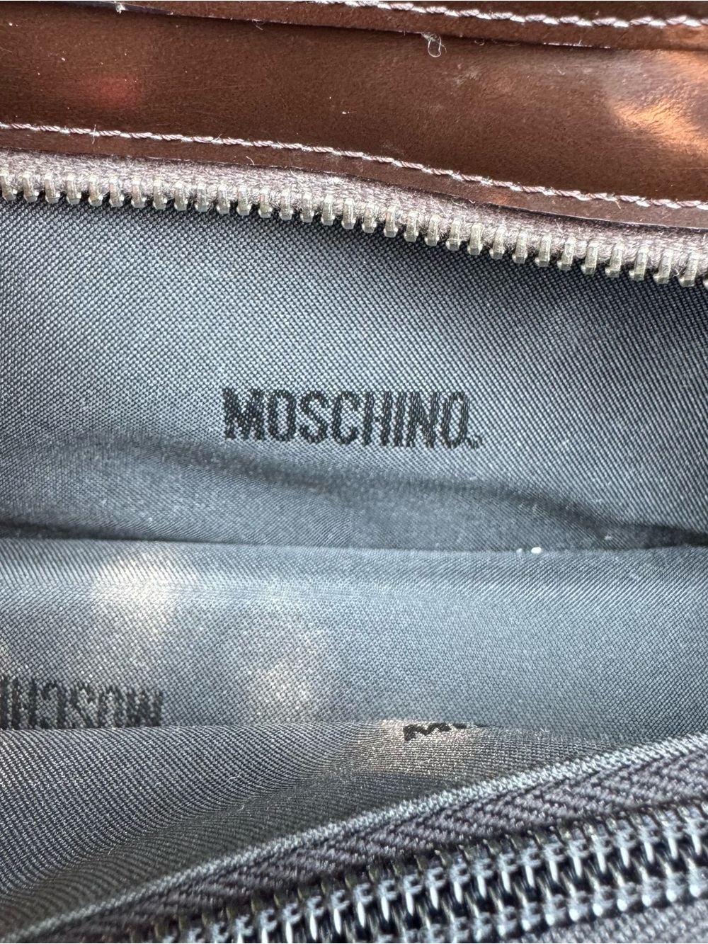 Moschino Vintage Baguette-Style Shoulder Bag - Picture 9 of 9